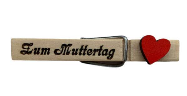 Zum Muttertag Wäscheklammer